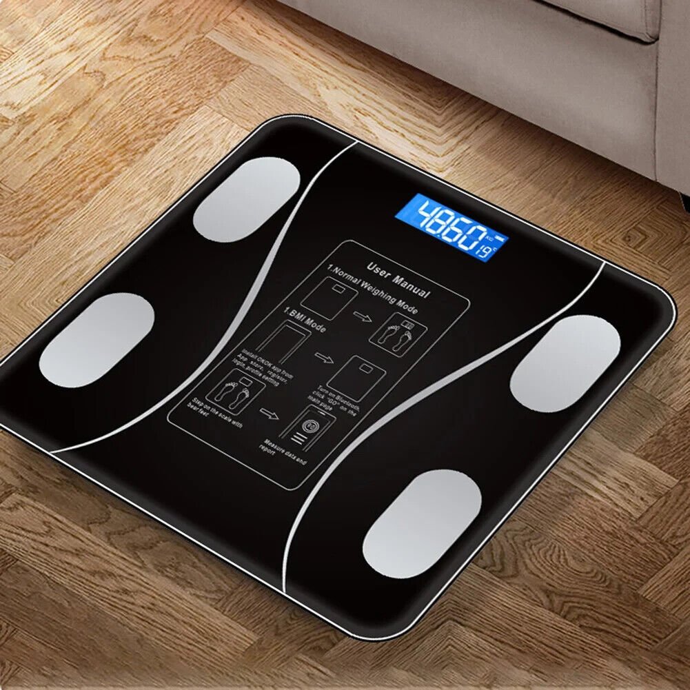 Smart Weight Scale Body Digital Bathroom Scale BMI Bluetooth Body Fat Scale US