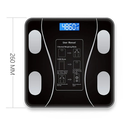 Smart Weight Scale Body Digital Bathroom Scale BMI Bluetooth Body Fat Scale US